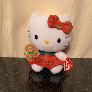 Ty Beanie Babies Christmas Hello Kitty